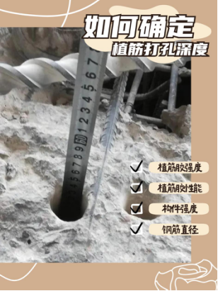 植筋深度為多少，才能保證錨固效果？